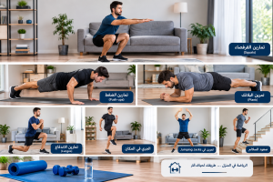 أفضل ٧ تمارين لتحسين اللياقة البدنية في المنزل